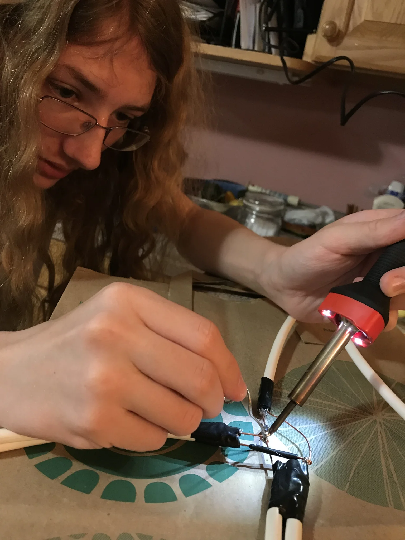I was awful at soldering at the start...